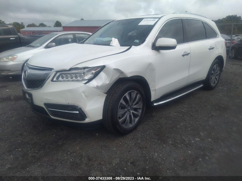 2014 ACURA MDX TECHNOLOGY - 5FRYD4H49EB046259