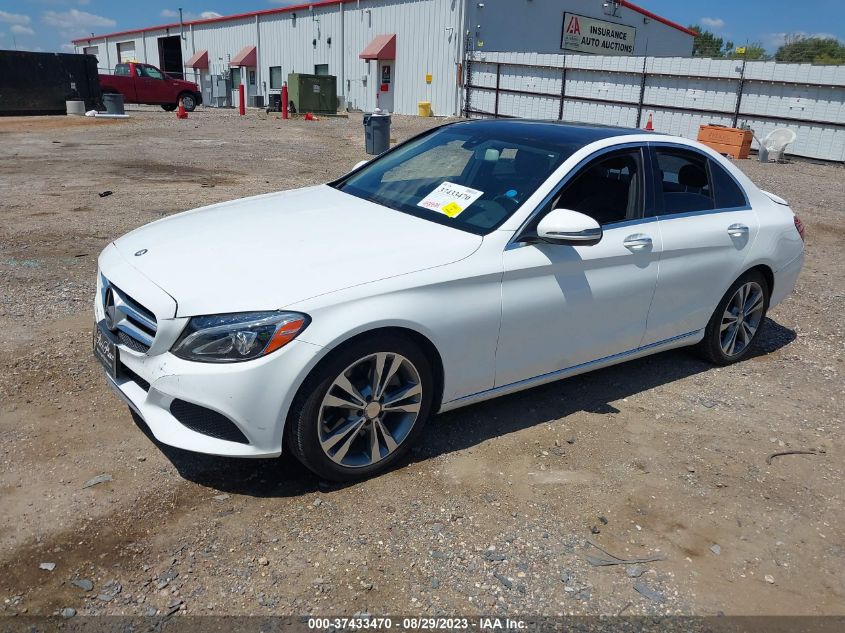 55SWF4JB0GU177142 2016 MERCEDES-BENZ C-CLASS, photo no. 2