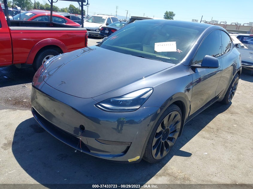 VIN 7SAYGDEF3NF439868 2022 TESLA MODEL Y