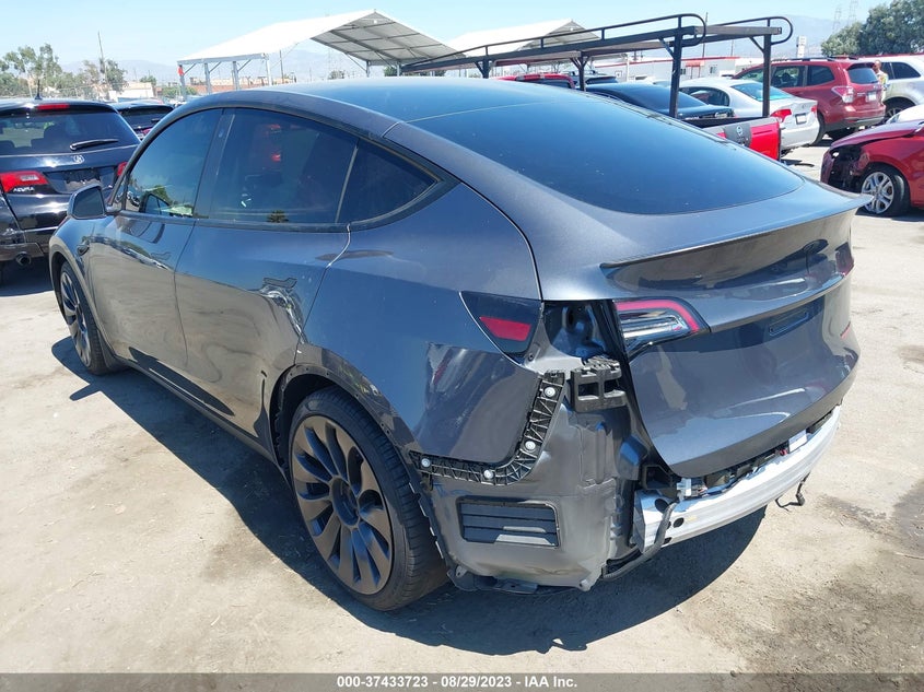VIN 7SAYGDEF3NF439868 2022 TESLA MODEL Y