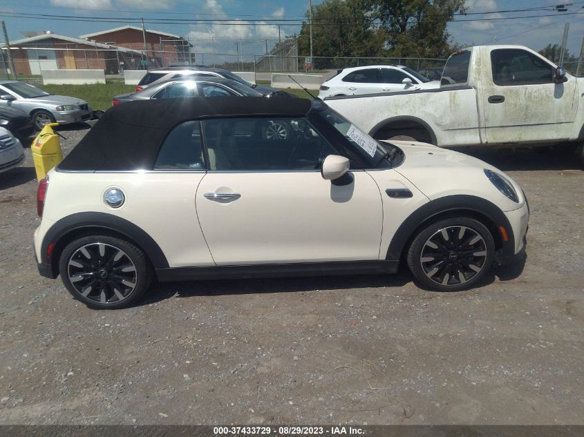 2022 MINI CONVERTIBLE COOPER S WMW43DL08N3N69855