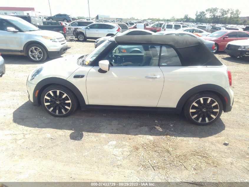 2022 MINI CONVERTIBLE COOPER S WMW43DL08N3N69855