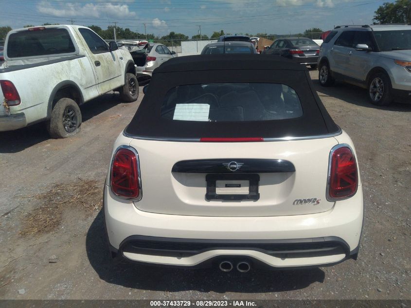 2022 MINI CONVERTIBLE COOPER S WMW43DL08N3N69855