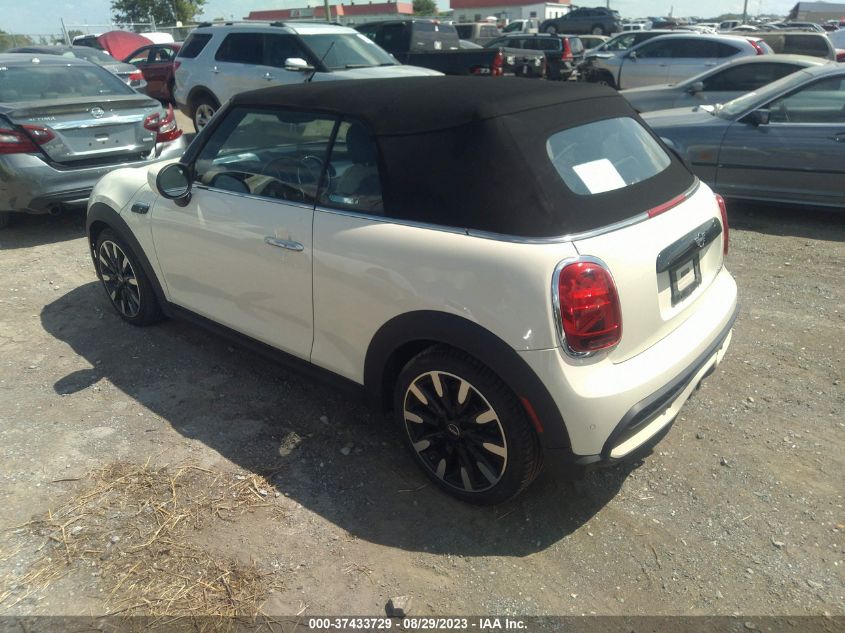2022 MINI CONVERTIBLE COOPER S WMW43DL08N3N69855