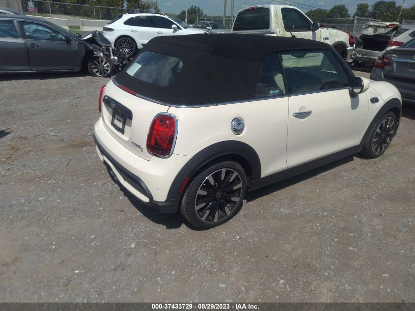 2022 MINI CONVERTIBLE COOPER S WMW43DL08N3N69855