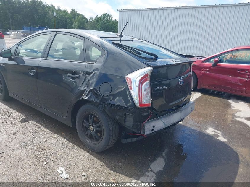 2013 TOYOTA PRIUS ONE/TWO/THREE/FOUR/FIVE - JTDKN3DU6D1630307