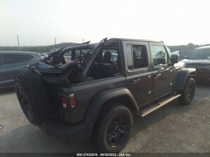 1C4HJXDG0NW184795 Jeep Wrangler UNLIMITED SPORT 4