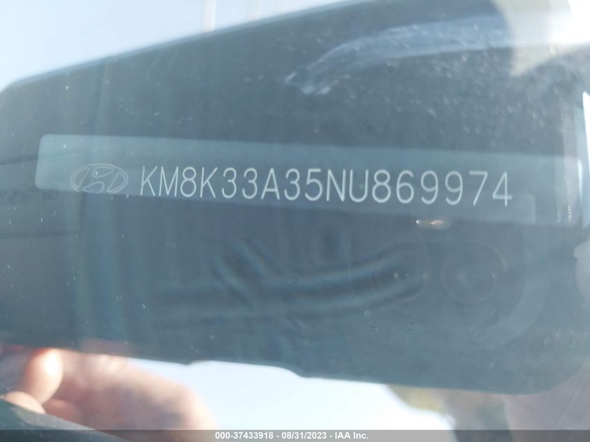 2022 HYUNDAI KONA N LINE - KM8K33A35NU869974