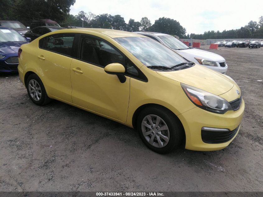 2016 KIA RIO LX - KNADM4A37G6547034