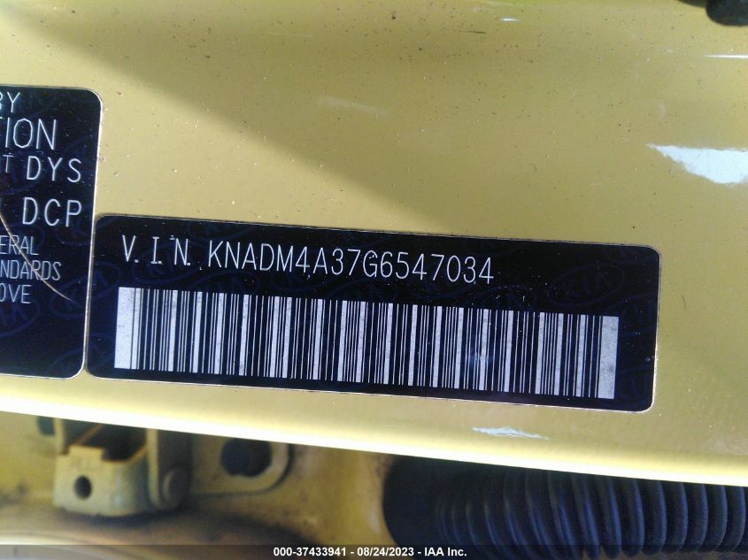 2016 KIA RIO LX - KNADM4A37G6547034