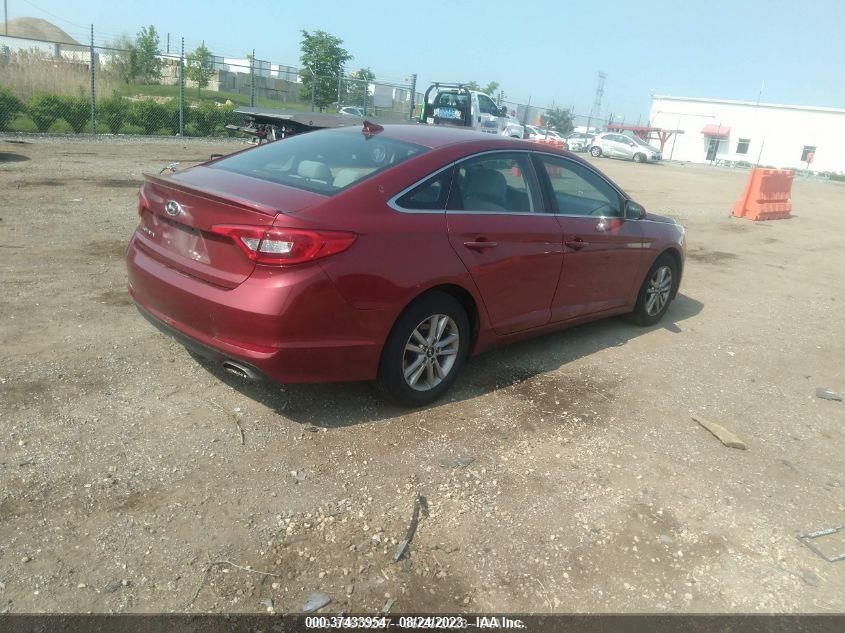 2015 HYUNDAI SONATA 2.4L SE - 5NPE24AF9FH012850