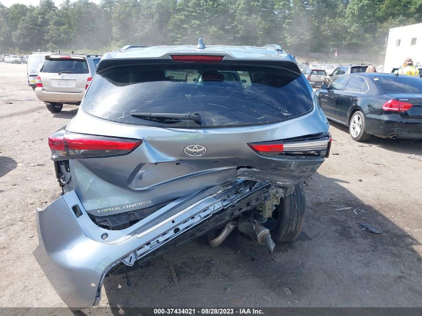 2021 TOYOTA HIGHLANDER LIMITED/PLATINUM - 5TDDZRBH8MS084036