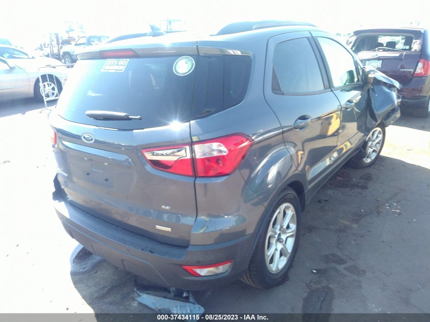 VIN MAJ3S2GE3KC270318 2019 FORD ECOSPORT SE