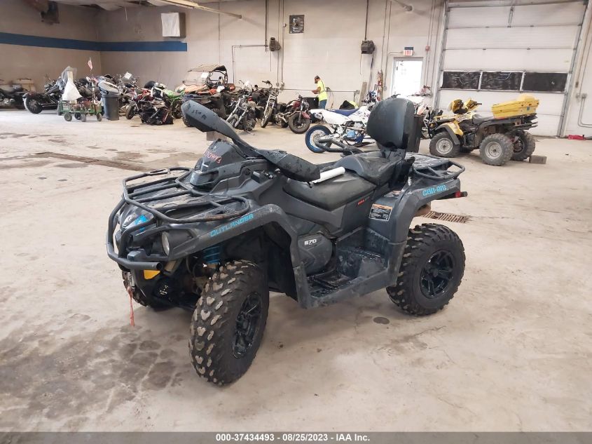 2021 CAN-AM OUTLANDER MAX XT 570 - 3JBLPAT47MJ002090