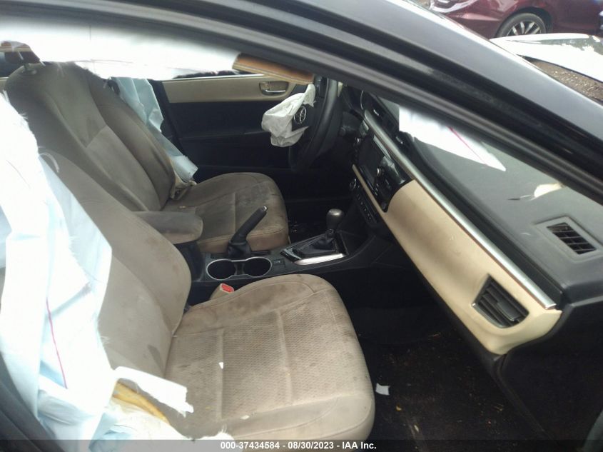 2014 TOYOTA COROLLA L/LE/LE PLS/PRM/S/S PLS - 2T1BURHE3EC038790