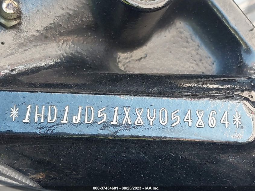 2008 HARLEY-DAVIDSON FLSTN 1HD1JD51X8Y054864