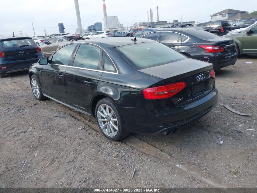 2016 AUDI A4 PREMIUM PLUS - WAUFFAFL2GN016551