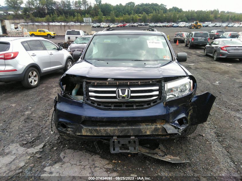 2013 HONDA PILOT LX - 5FNYF4H24DB039910