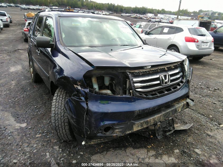 2013 HONDA PILOT LX - 5FNYF4H24DB039910
