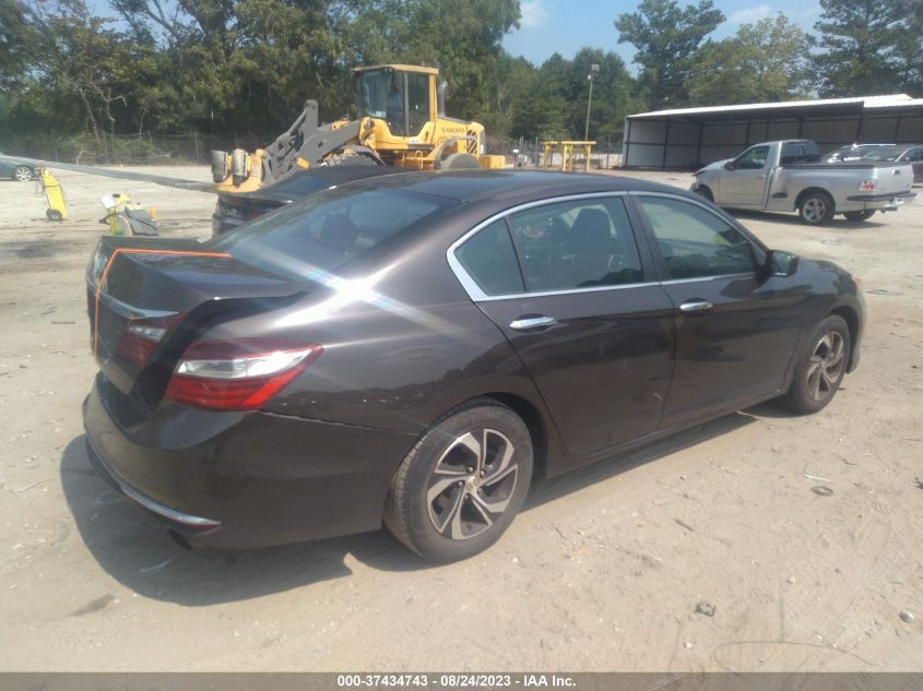 2016 HONDA ACCORD SEDAN LX - 1HGCR2F33GA211845