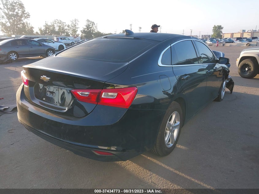 VIN 1G1ZB5ST4NF215531 2022 CHEVROLET MALIBU LS