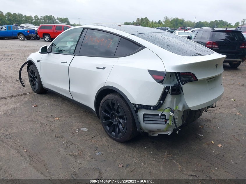 VIN 5YJYGDEE2MF074893 2021 TESLA MODEL Y