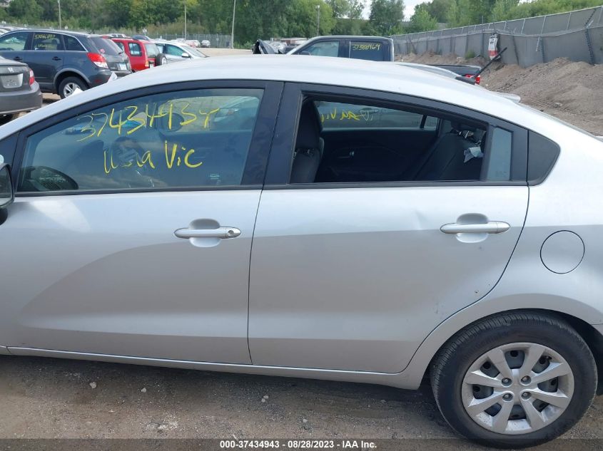 2014 KIA RIO LX - KNADM4A39E6357295