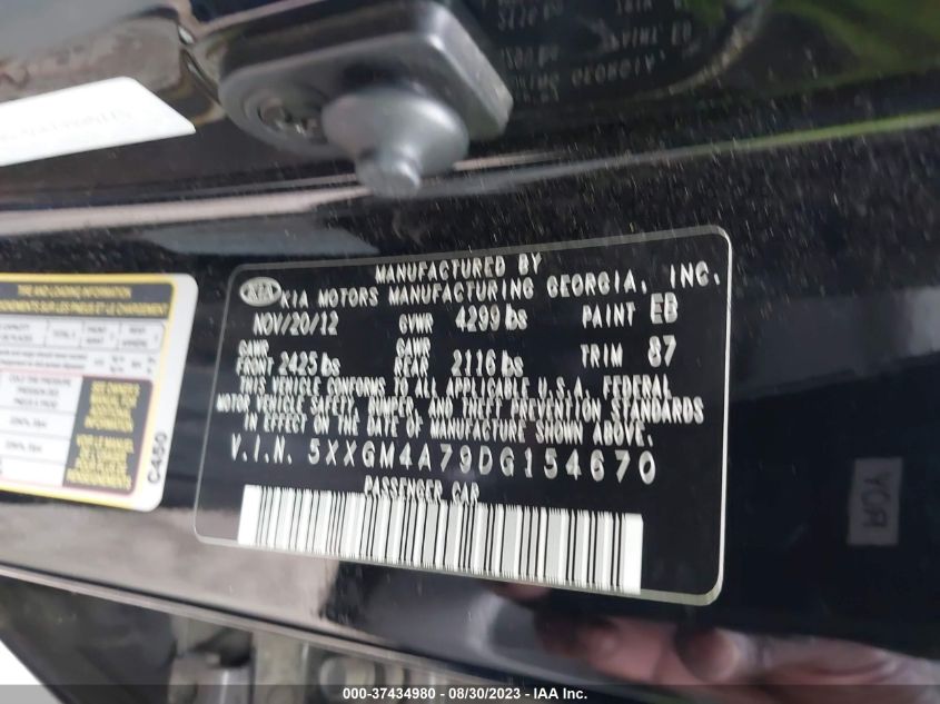 2013 KIA OPTIMA LX - 5XXGM4A79DG154670