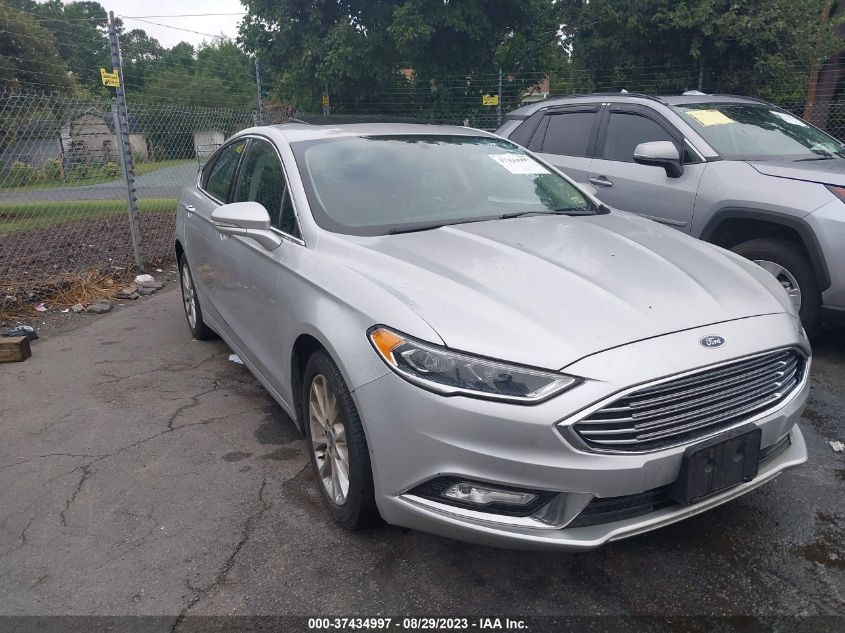 2017 FORD FUSION SE - 3FA6P0HD9HR246107