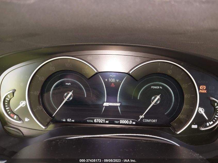 2019 BMW 530E IPERFORMANCE WBAJA9C50KB393659