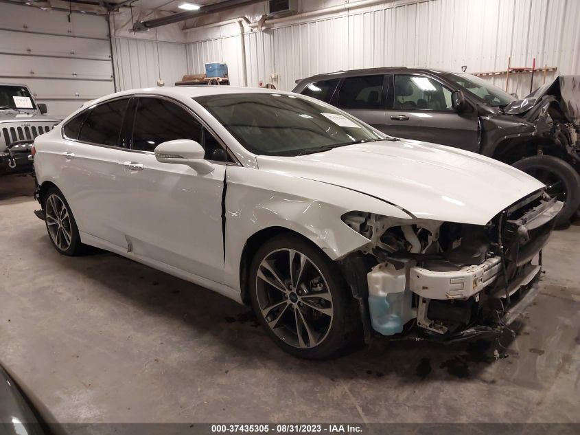 2019 FORD FUSION TITANIUM - 3FA6P0D99KR124260