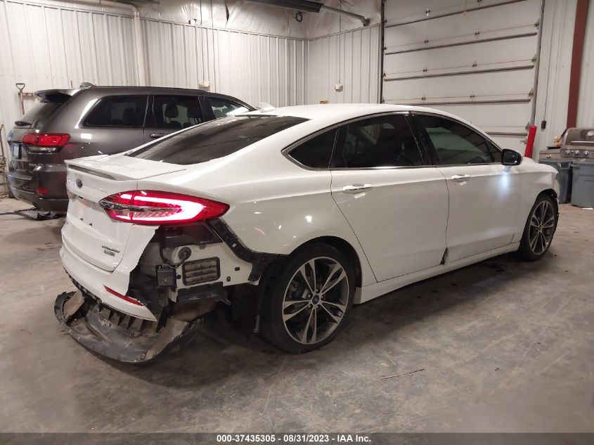 2019 FORD FUSION TITANIUM - 3FA6P0D99KR124260