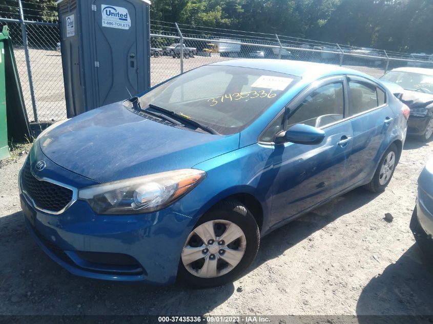 2014 KIA FORTE LX - KNAFK4A63E5087110