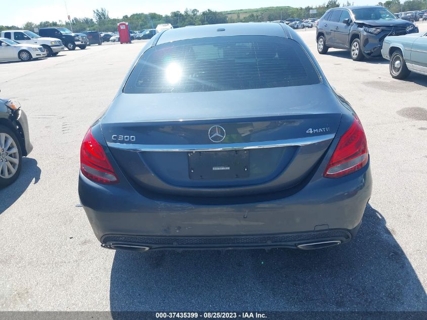 2015 MERCEDES-BENZ C-CLASS C 300 - 55SWF4KB6FU040803