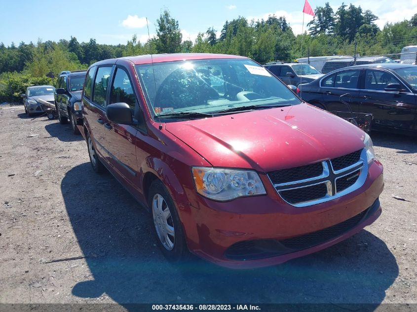 2014 DODGE GRAND CARAVAN AMERICAN VALUE PKG - 2C4RDGBG3ER230112