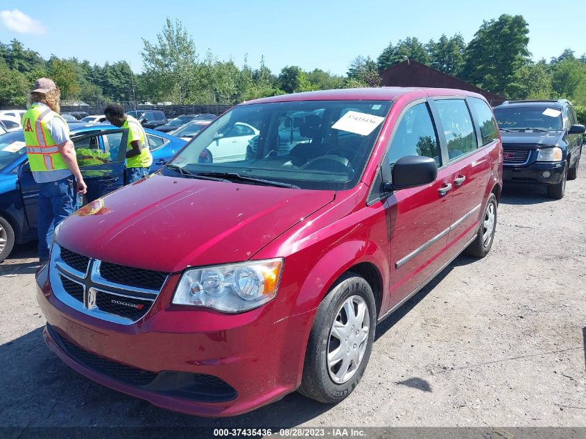 2014 DODGE GRAND CARAVAN AMERICAN VALUE PKG - 2C4RDGBG3ER230112