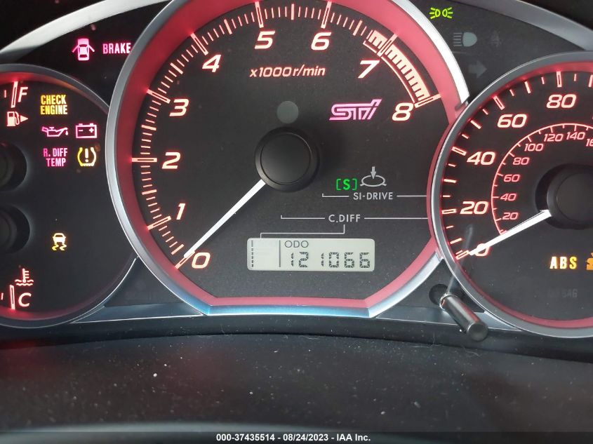 2013 SUBARU IMPREZA WRX STI JF1GV8J68DL007502