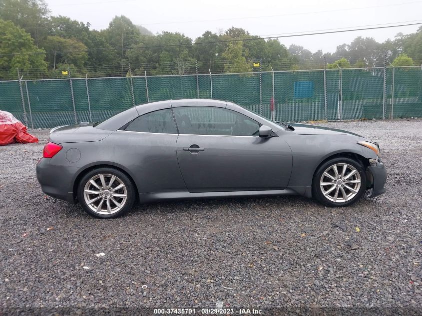 2013 INFINITI G37 CONVERTIBLE BASE JN1CV6FE1DM770701