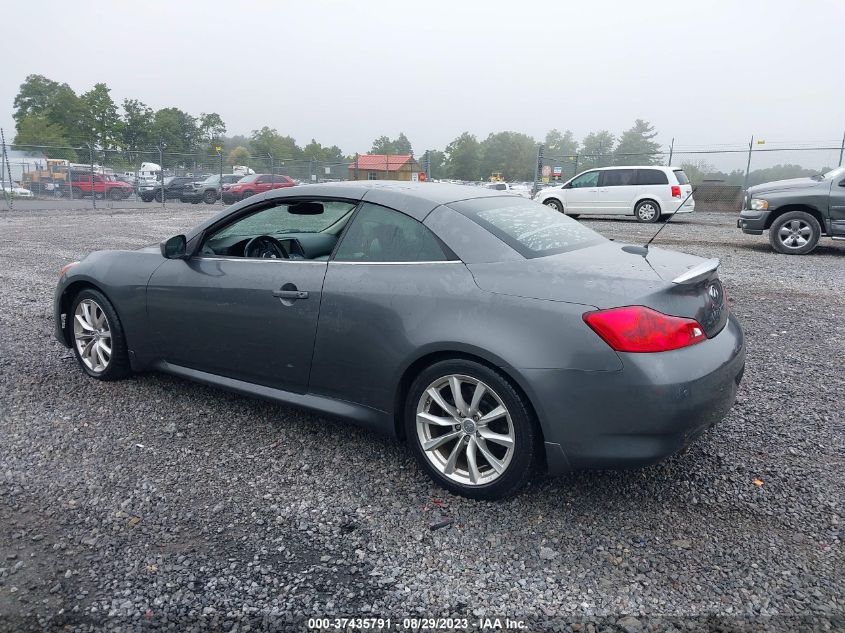 2013 INFINITI G37 CONVERTIBLE BASE JN1CV6FE1DM770701