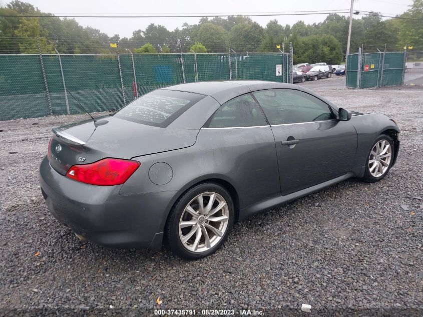 2013 INFINITI G37 CONVERTIBLE BASE JN1CV6FE1DM770701