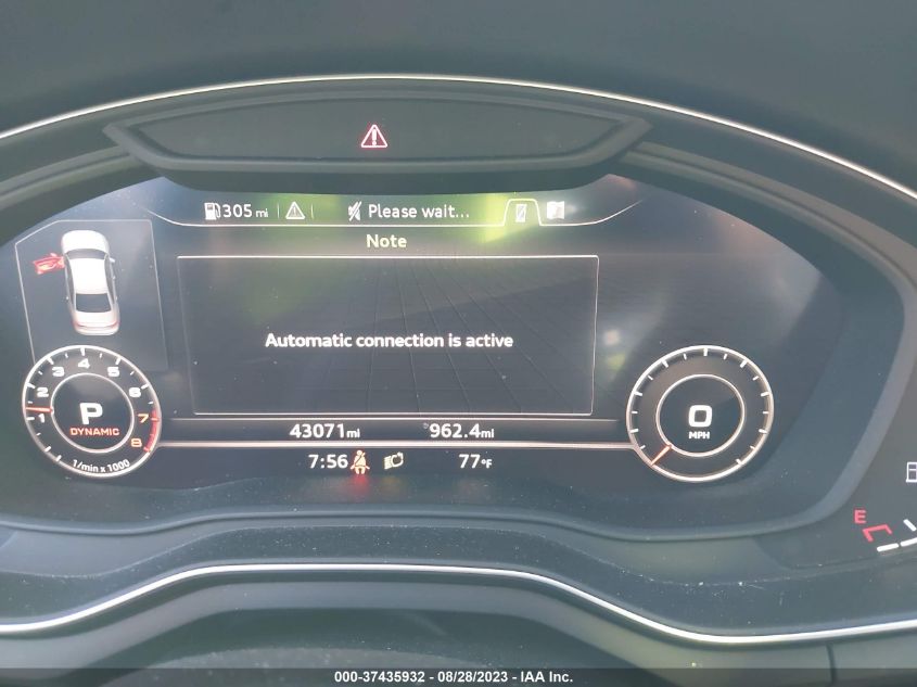 2018 AUDI A4 PREMIUM PLUS - WAUENAF43JA055171