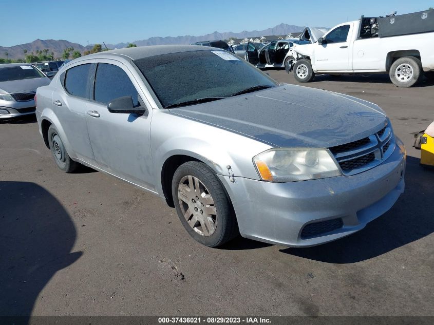2014 DODGE AVENGER SE - 1C3CDZAGXEN180880