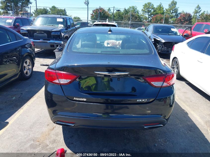 2015 CHRYSLER 200 S - 1C3CCCBBXFN720992
