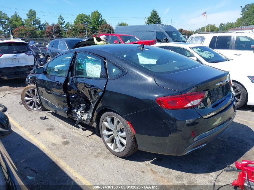 2015 CHRYSLER 200 S - 1C3CCCBBXFN720992