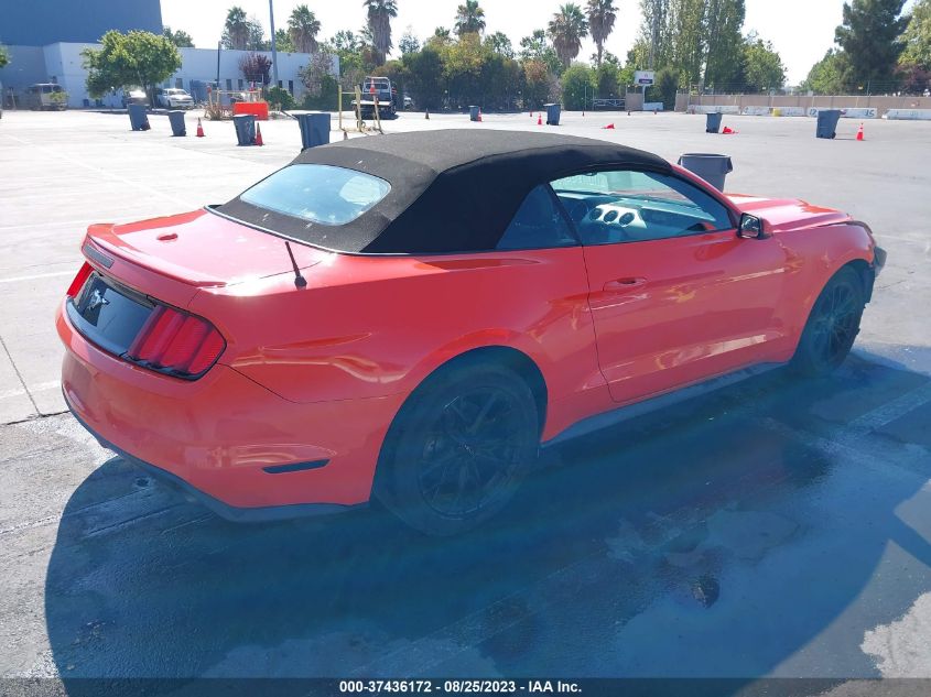 2016 FORD MUSTANG ECOBOOST PREMIUM - 1FATP8UH9G5274498