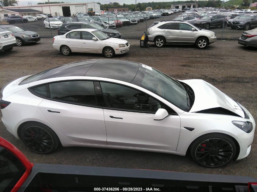 2021 TESLA MODEL 3 PERFORMANCE - 5YJ3E1EC9MF094829