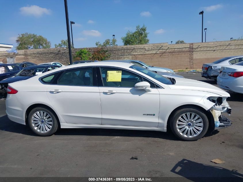 2013 FORD FUSION SE HYBRID - 3FA6P0LU6DR178107