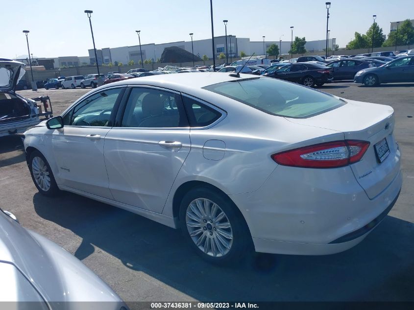 2013 FORD FUSION SE HYBRID - 3FA6P0LU6DR178107