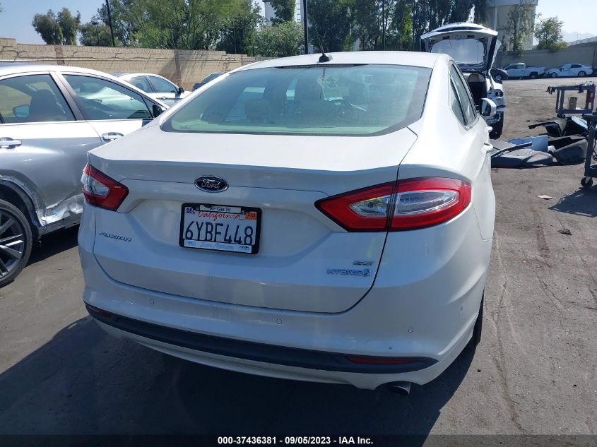 2013 FORD FUSION SE HYBRID - 3FA6P0LU6DR178107