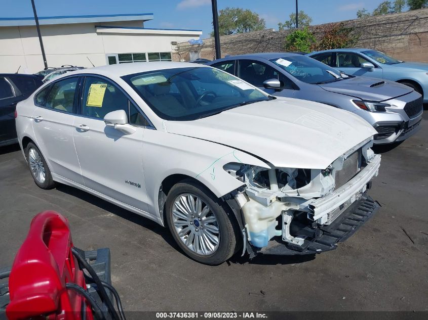 2013 FORD FUSION SE HYBRID - 3FA6P0LU6DR178107